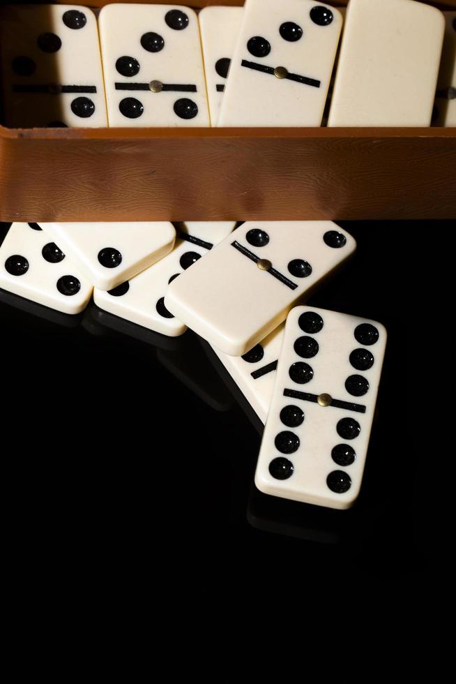 pietre del gioco di strategia del domino foto