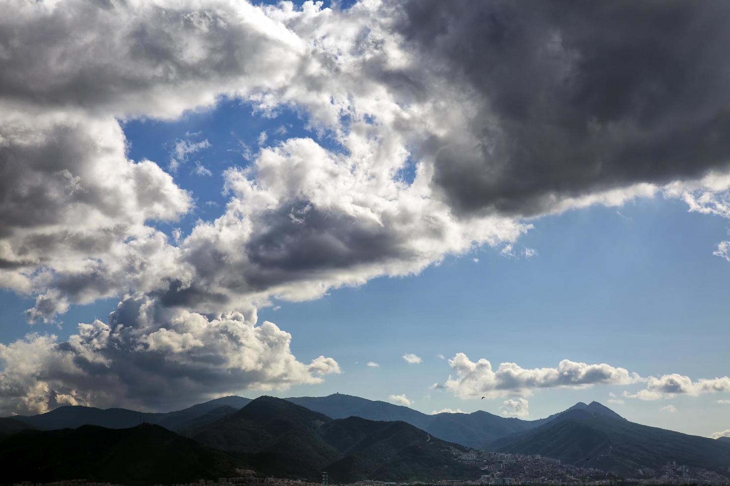 nuvole naturali sul cielo foto