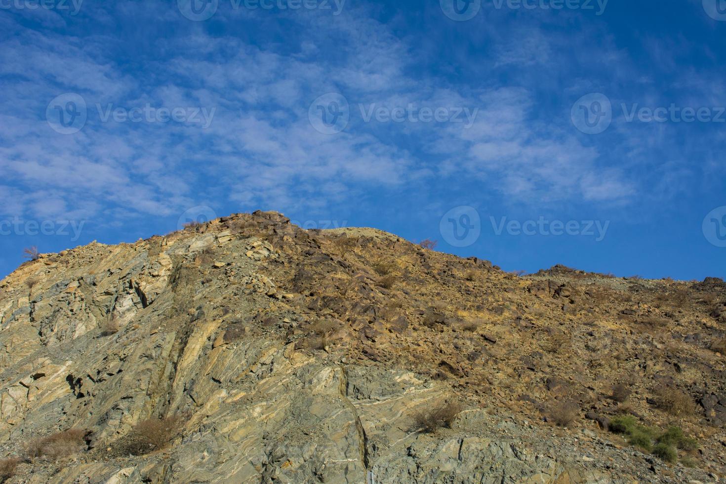 paesaggio di montagna a taif foto