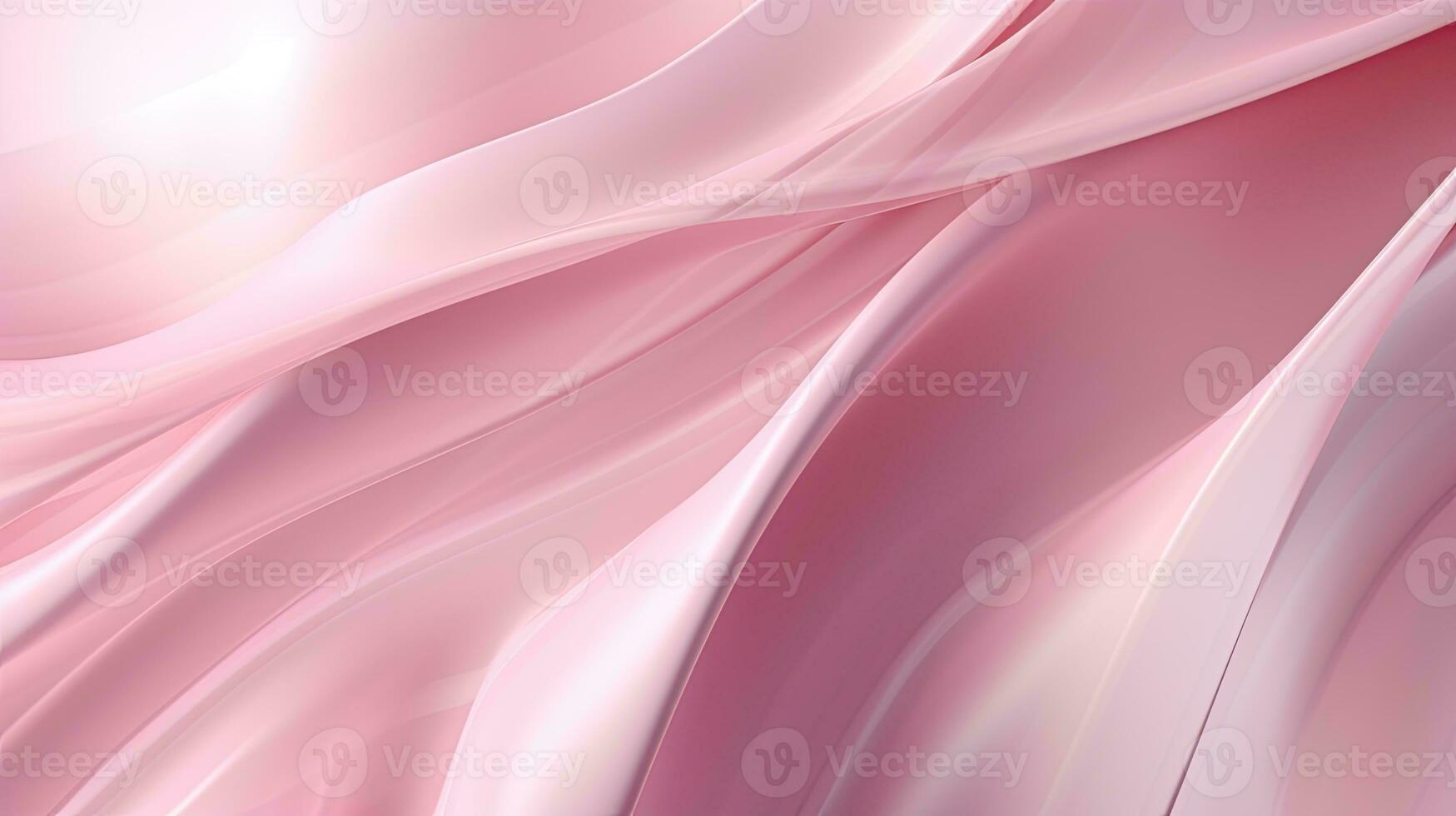 astratto rosa di seta e liscio onde sfondo, ai generativo foto