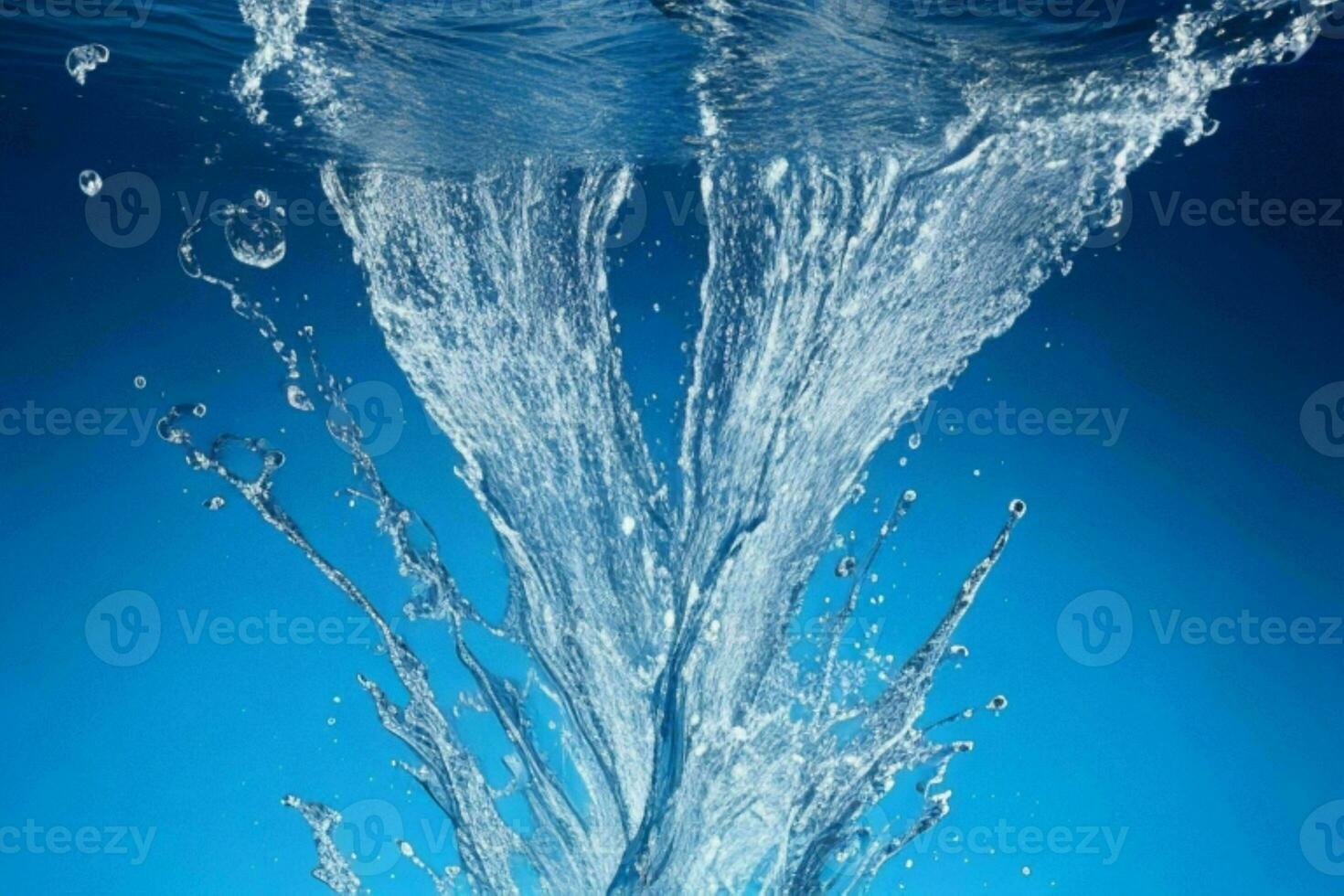 acqua spruzzata. ai generativo professionista foto