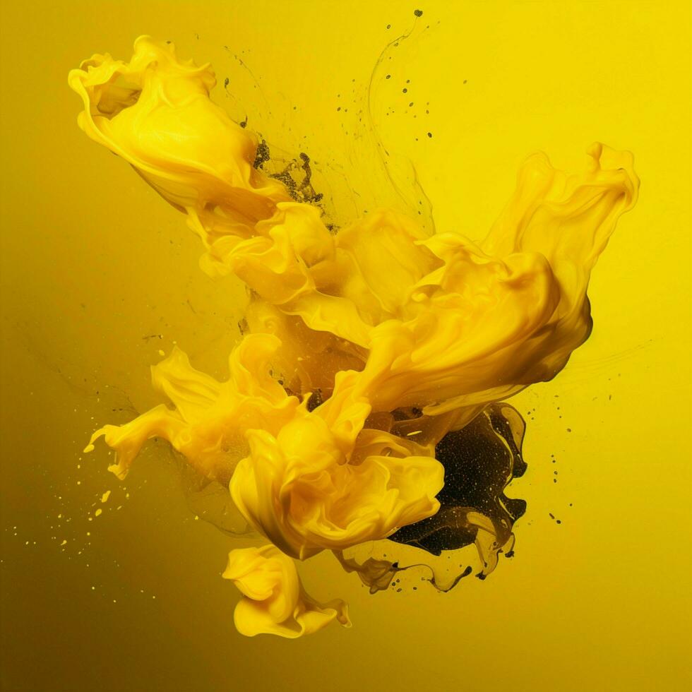 giallo colore spruzzo foto