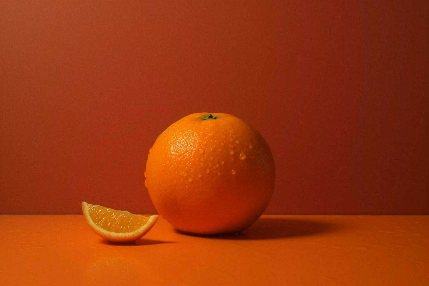 un' arancia sfondo foto