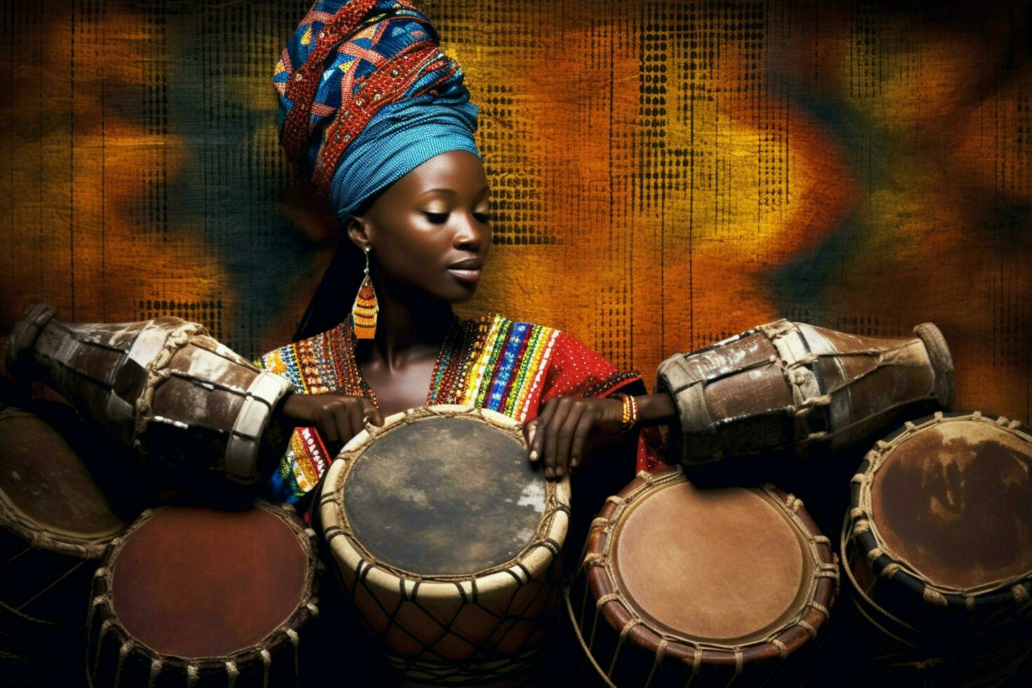 il diversità e ricchezza di africano musicale tradi foto
