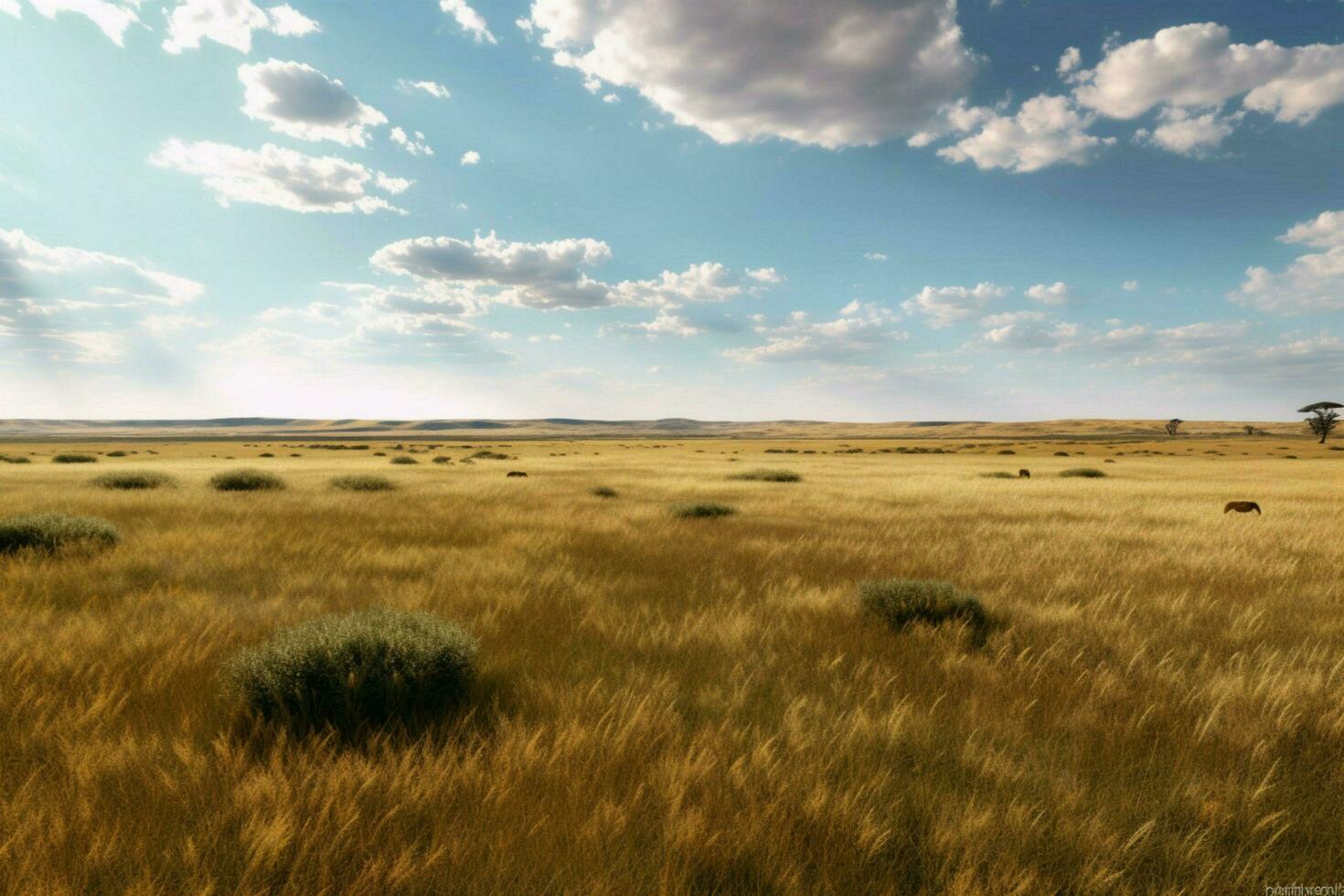 il savana praterie allungamento per miglia foto