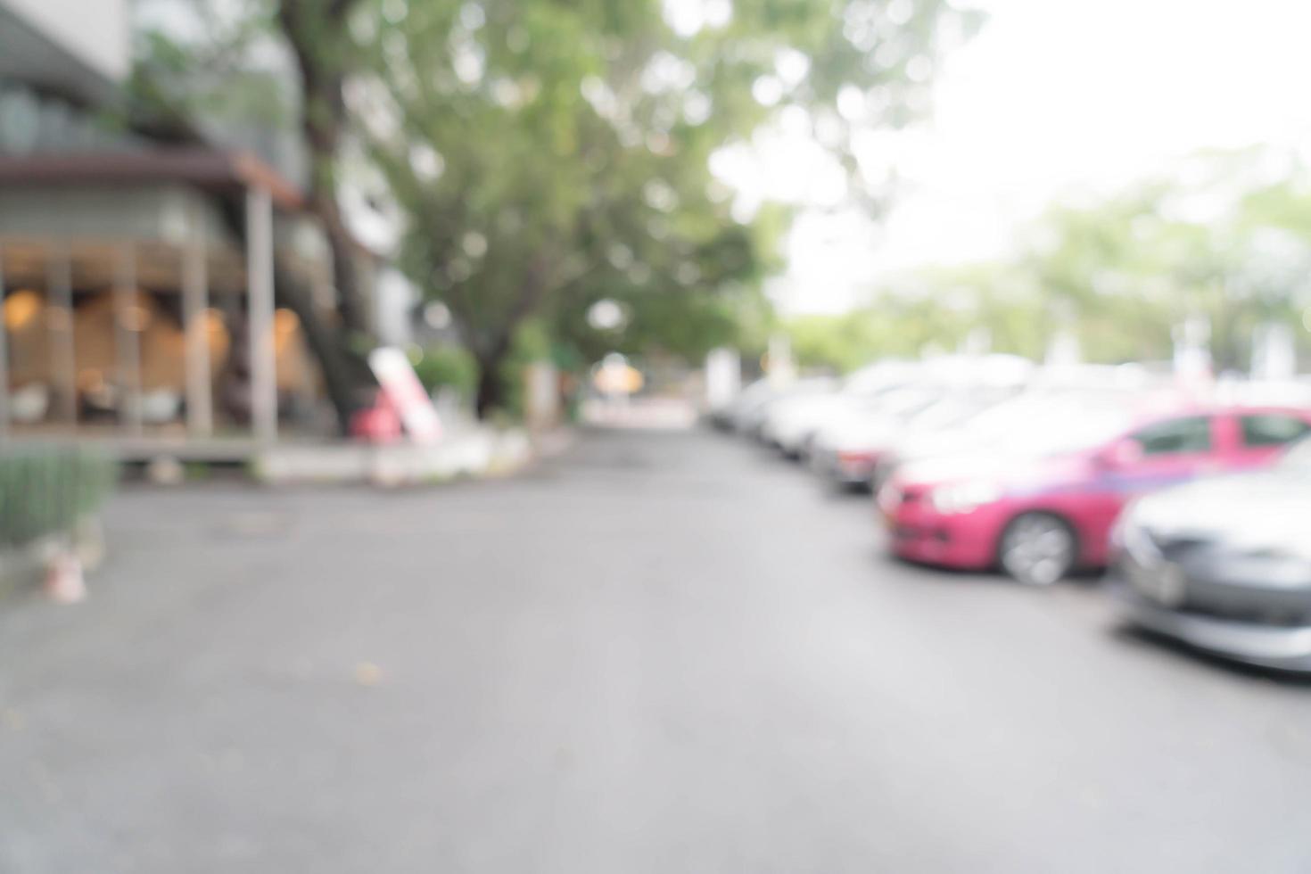 parcheggio sfocato astratto per lo sfondo foto