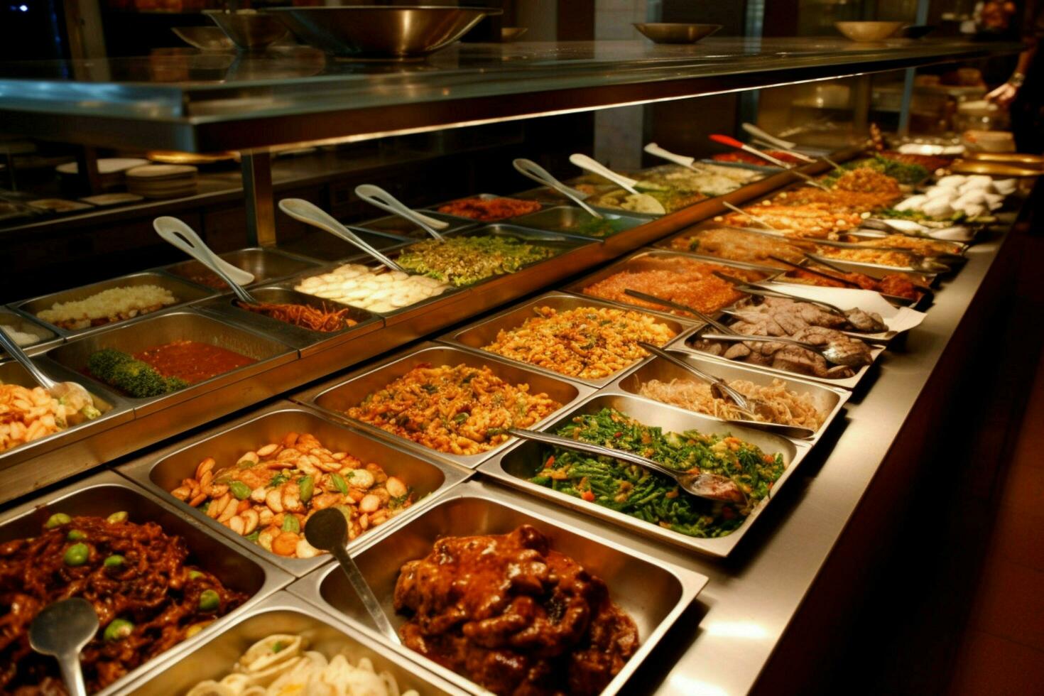 Cinese cibo Cinese buffet foto