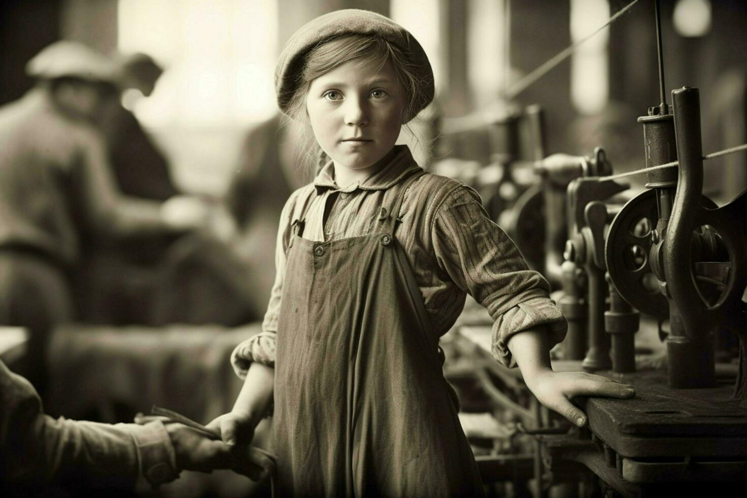 fabbrica bambino lavoratore Vintage ▾ 1800 anno foto