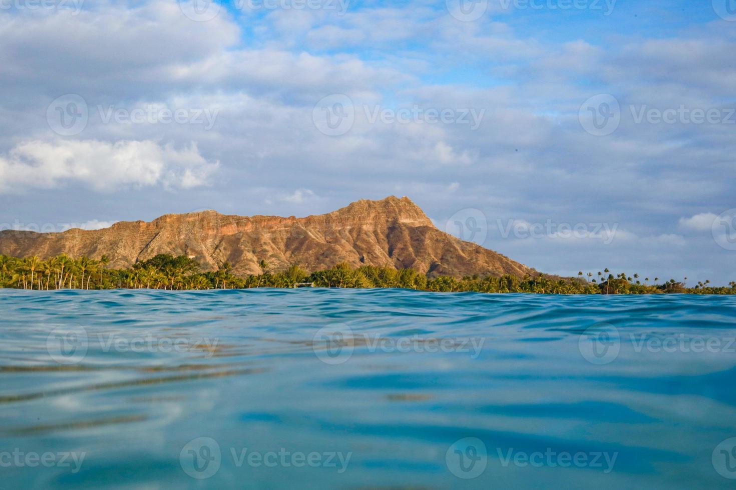 cratere a testa di diamante waikiki foto