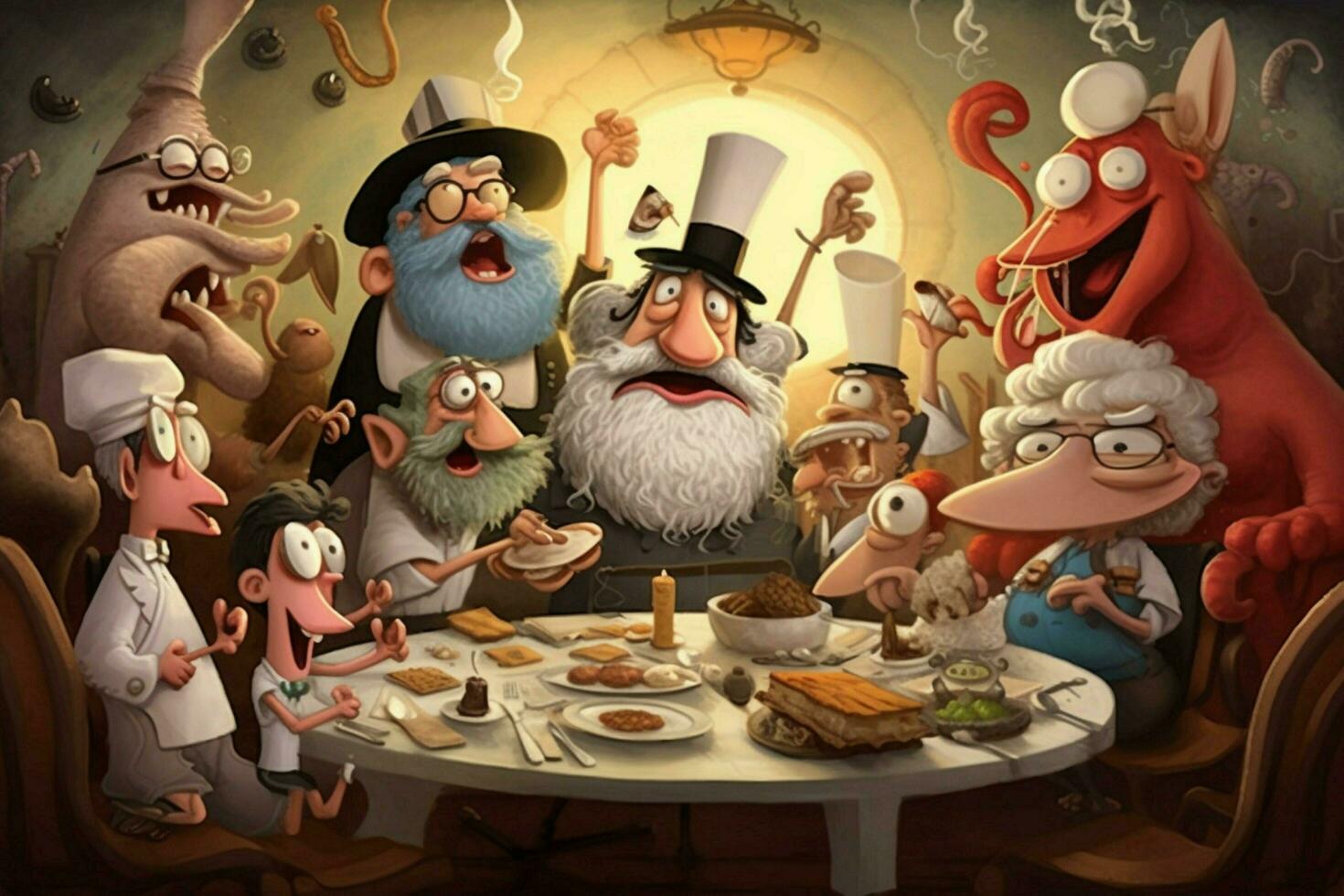 Pasqua ebraica cartoni animati Immagine HD foto