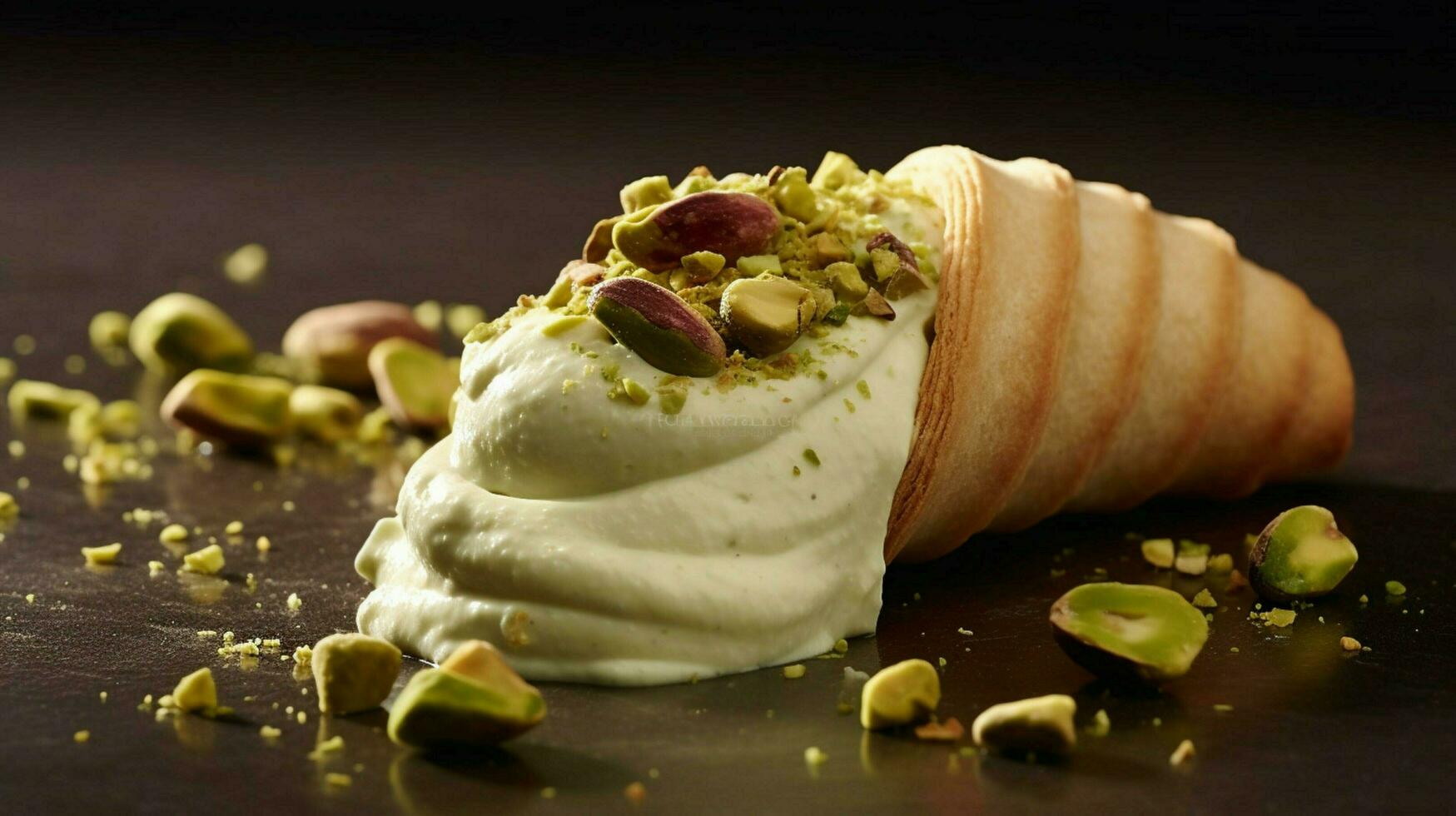 cremoso pistacchio burro merenda foto