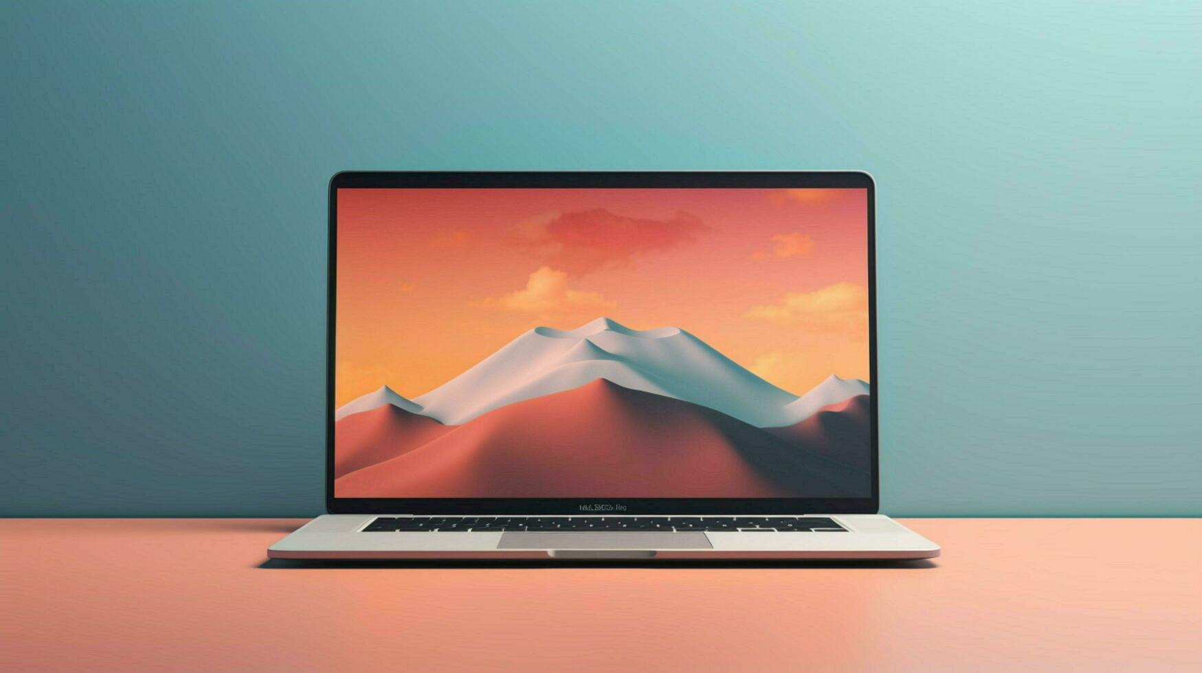 minimalista macbook sfondo alto qualità foto