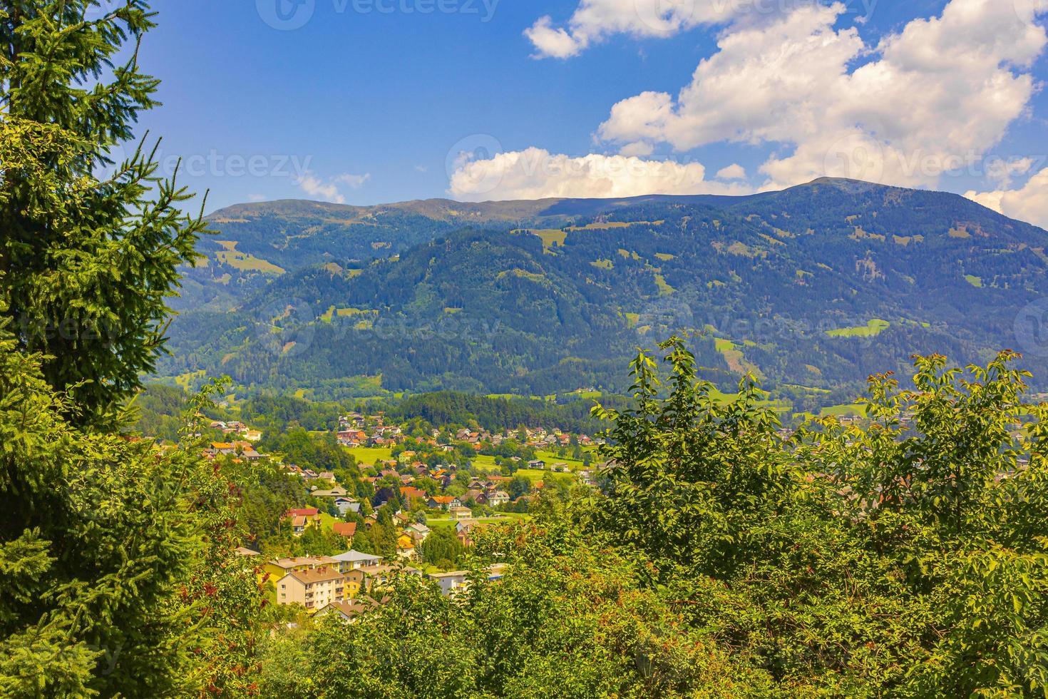 paesaggio di montagna in Carinzia, Austria foto