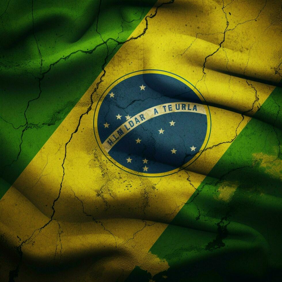 bandiera di brasile alto qualità 4k ultra h foto