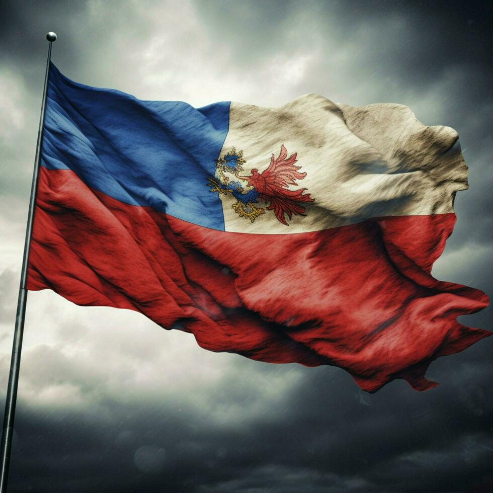 bandiera di Repubblica Ceca alto qualità 4k ultra foto
