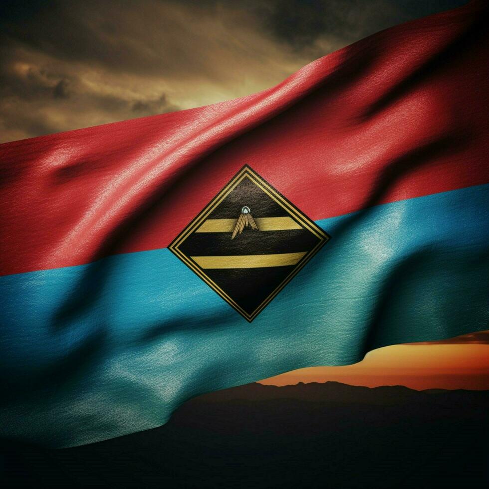 bandiera di eswatini alto qualità 4k ultra foto