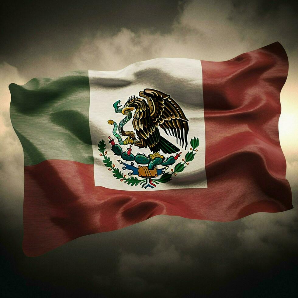 bandiera di Messico alto qualità 4k ultra h foto