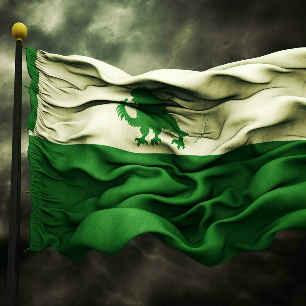 bandiera di Nigeria alto qualità 4k ultra foto