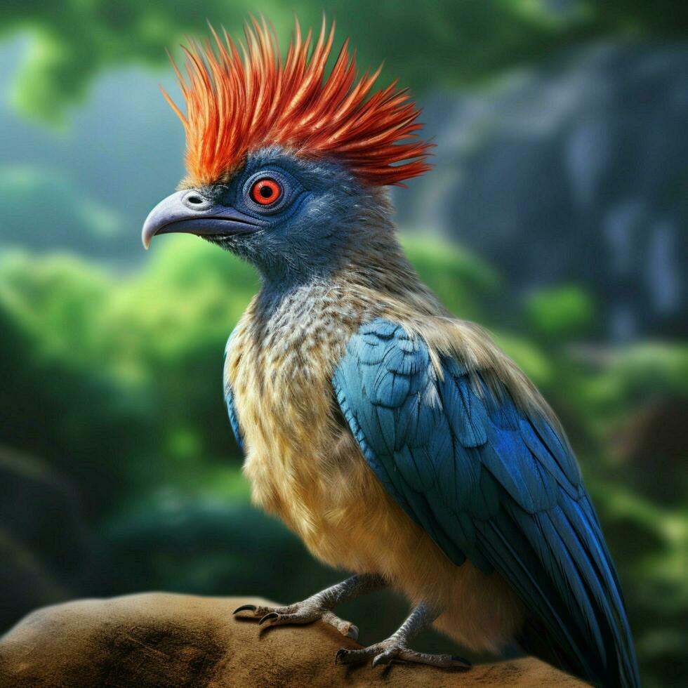 nazionale uccello di Madagascar alto qualità 4k ultr foto