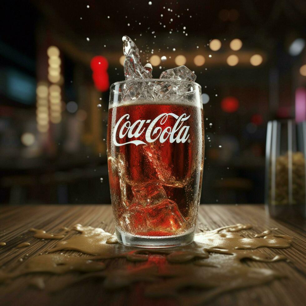 Prodotto scatti di dieta Coca Cola alto qualità 4k ultra foto