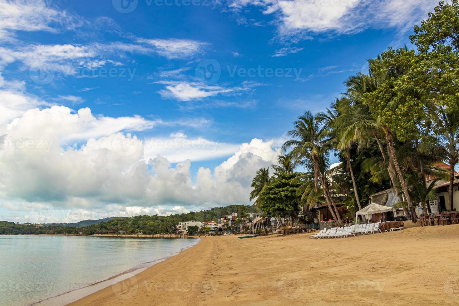 spiaggia di bophut sull'isola di koh samui, surat thani, thailandia. foto