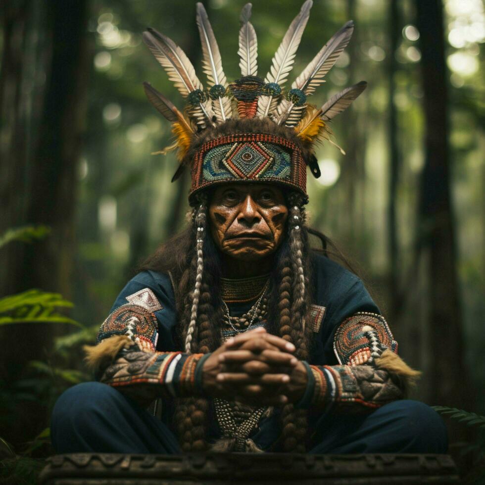 il sacro rituali di indigeno culture preservare ancie foto