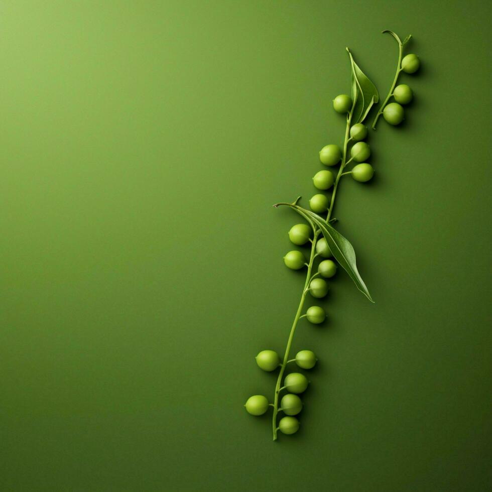 pisello verde minimalista sfondo alto qualità 4k hdr foto