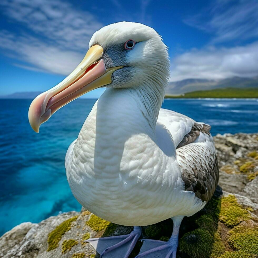 albatro selvaggio vita fotografia hdr 4k foto