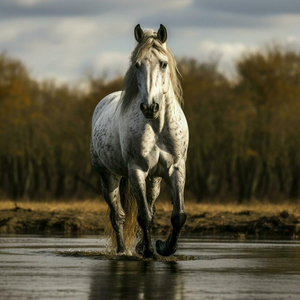 foto di cavallo pieno tiro alto qualità hdr 16k ultra HD