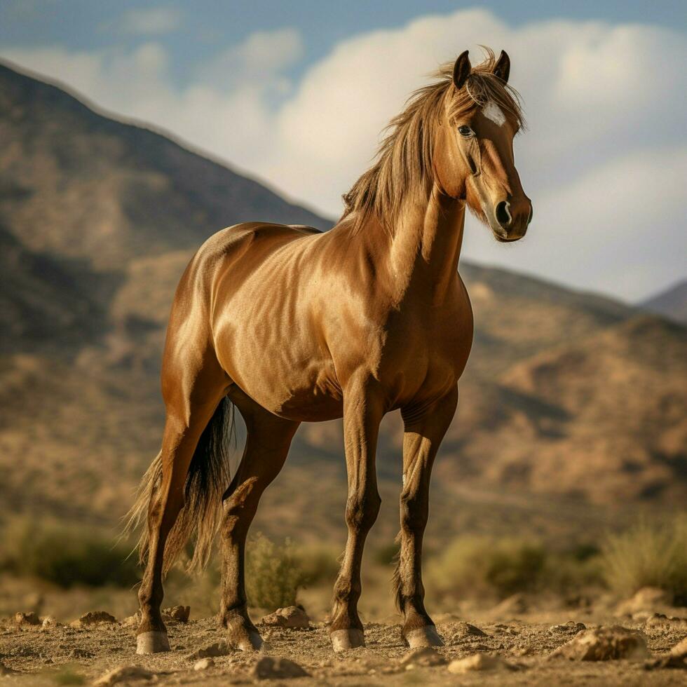 foto di cavallo pieno tiro alto qualità hdr 16k ultra HD