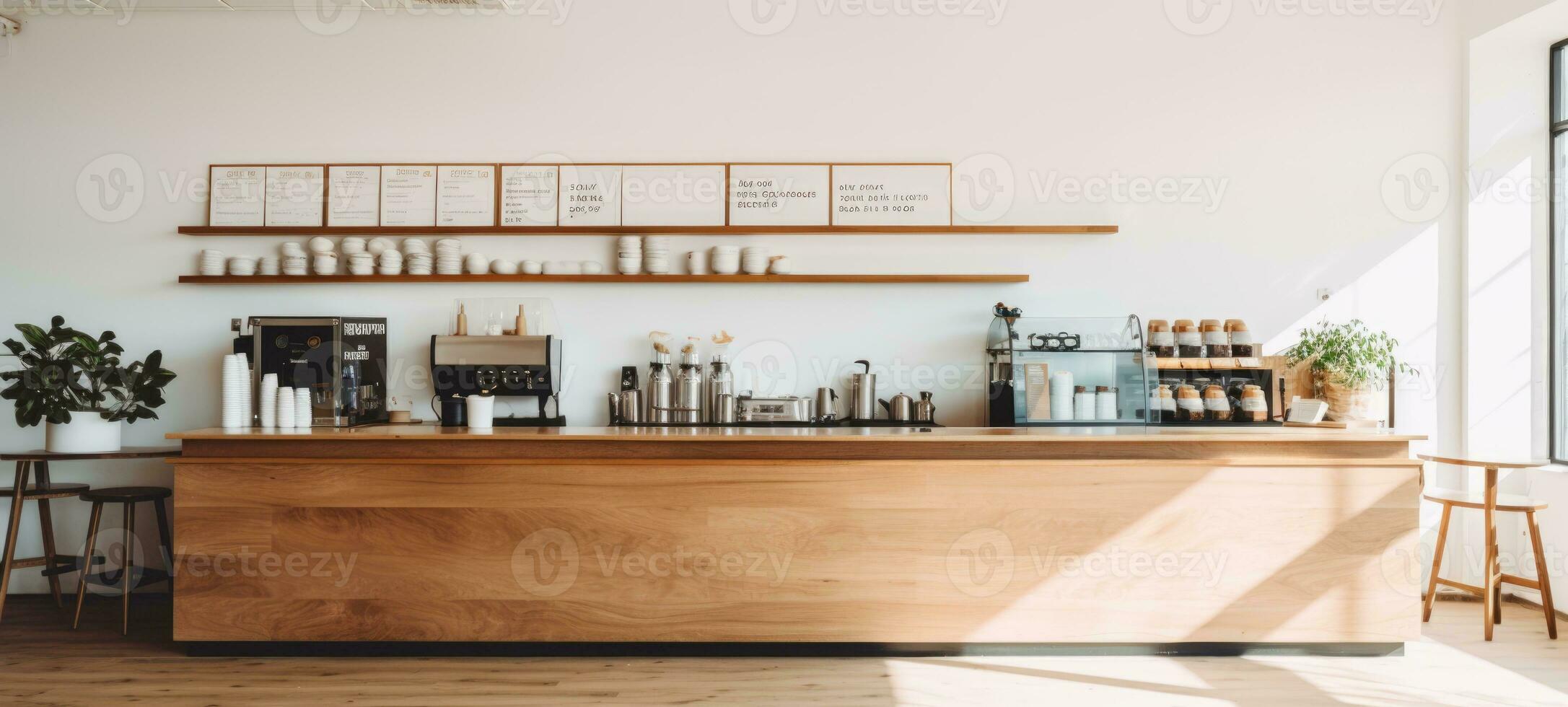 legna bar caffè negozio ristorante, ai generativo foto