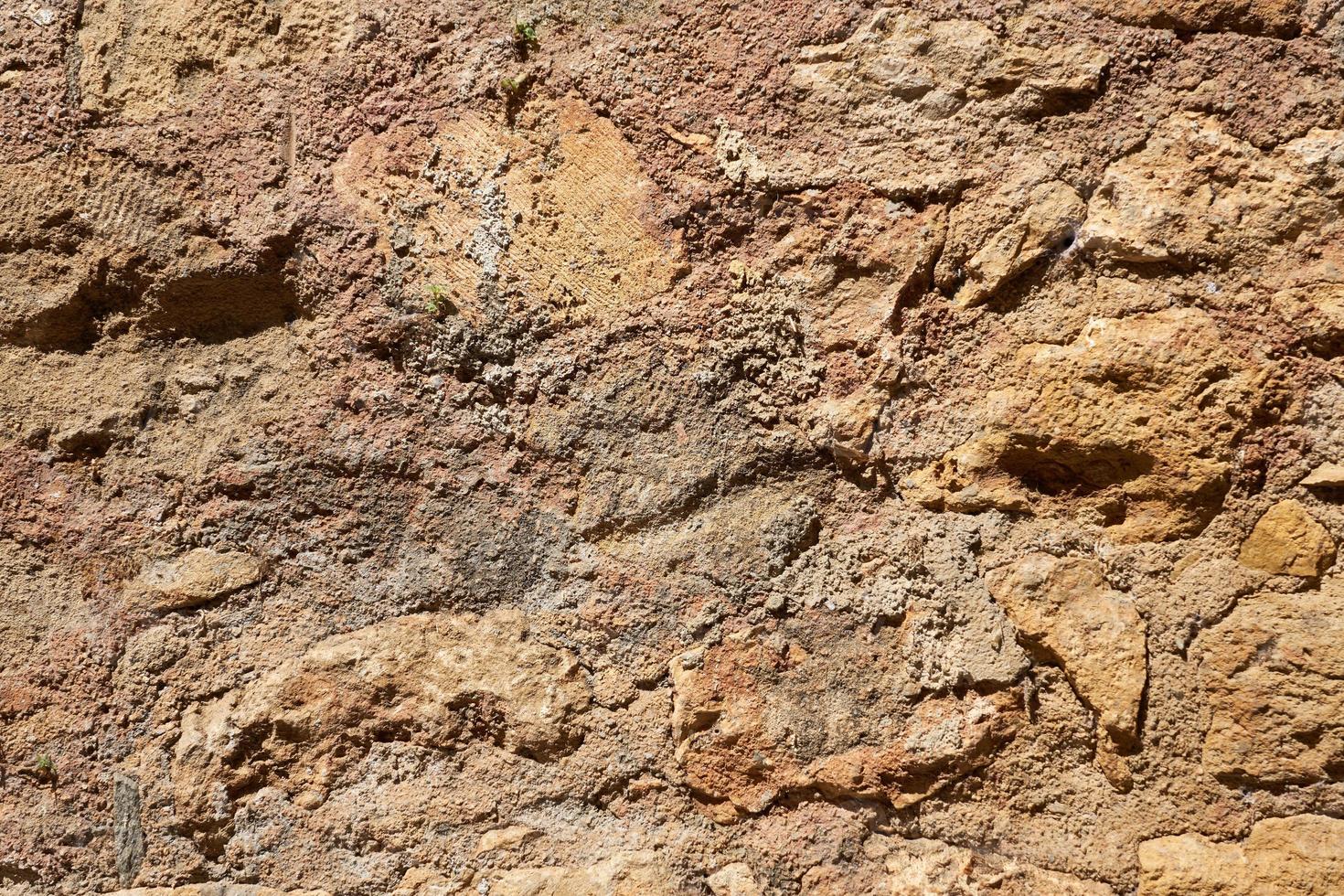 un raro muro vintage in creta grecia come sfondo naturale. foto