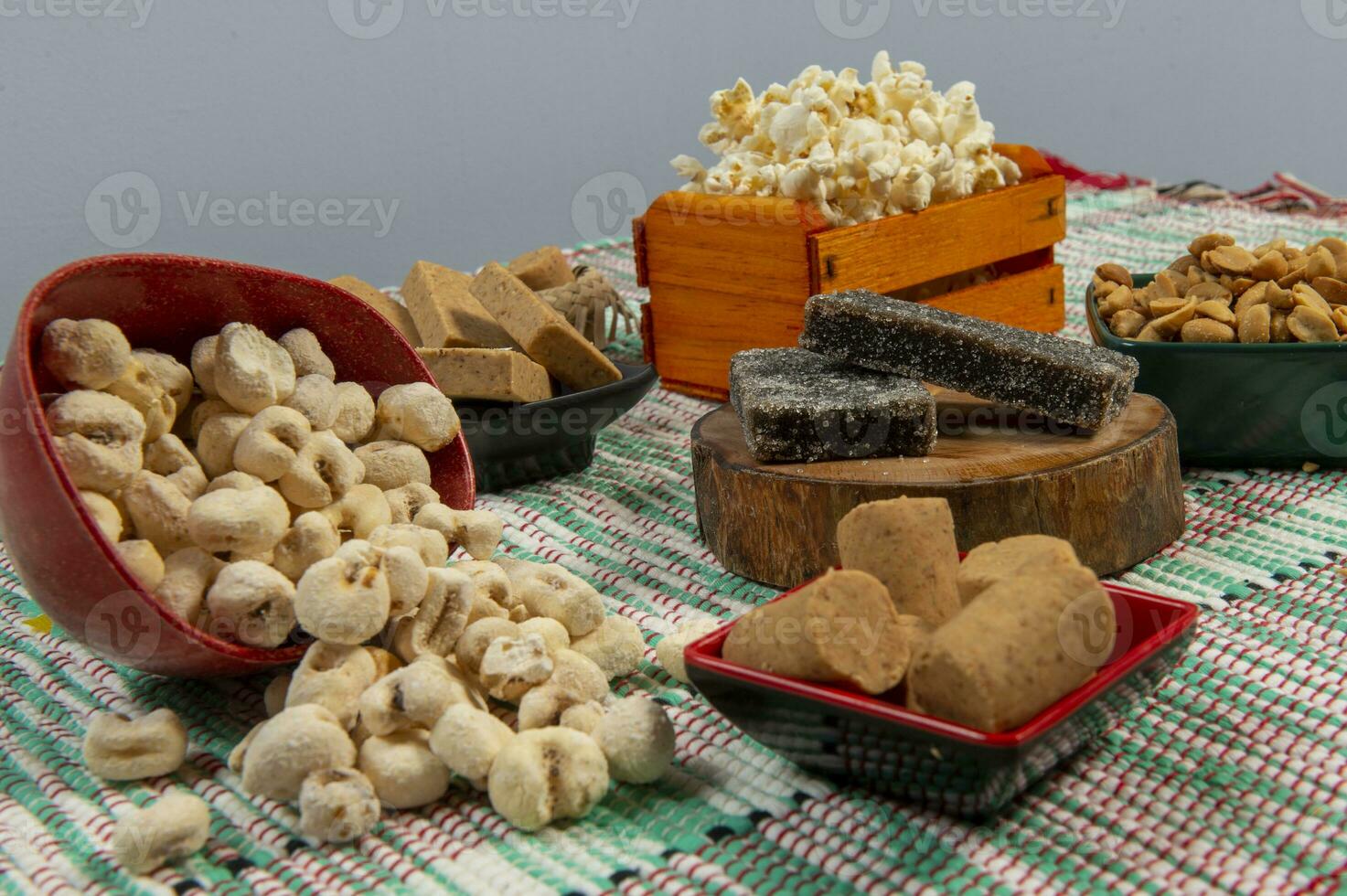 foto tipico dolci di il brasiliano giugno festa