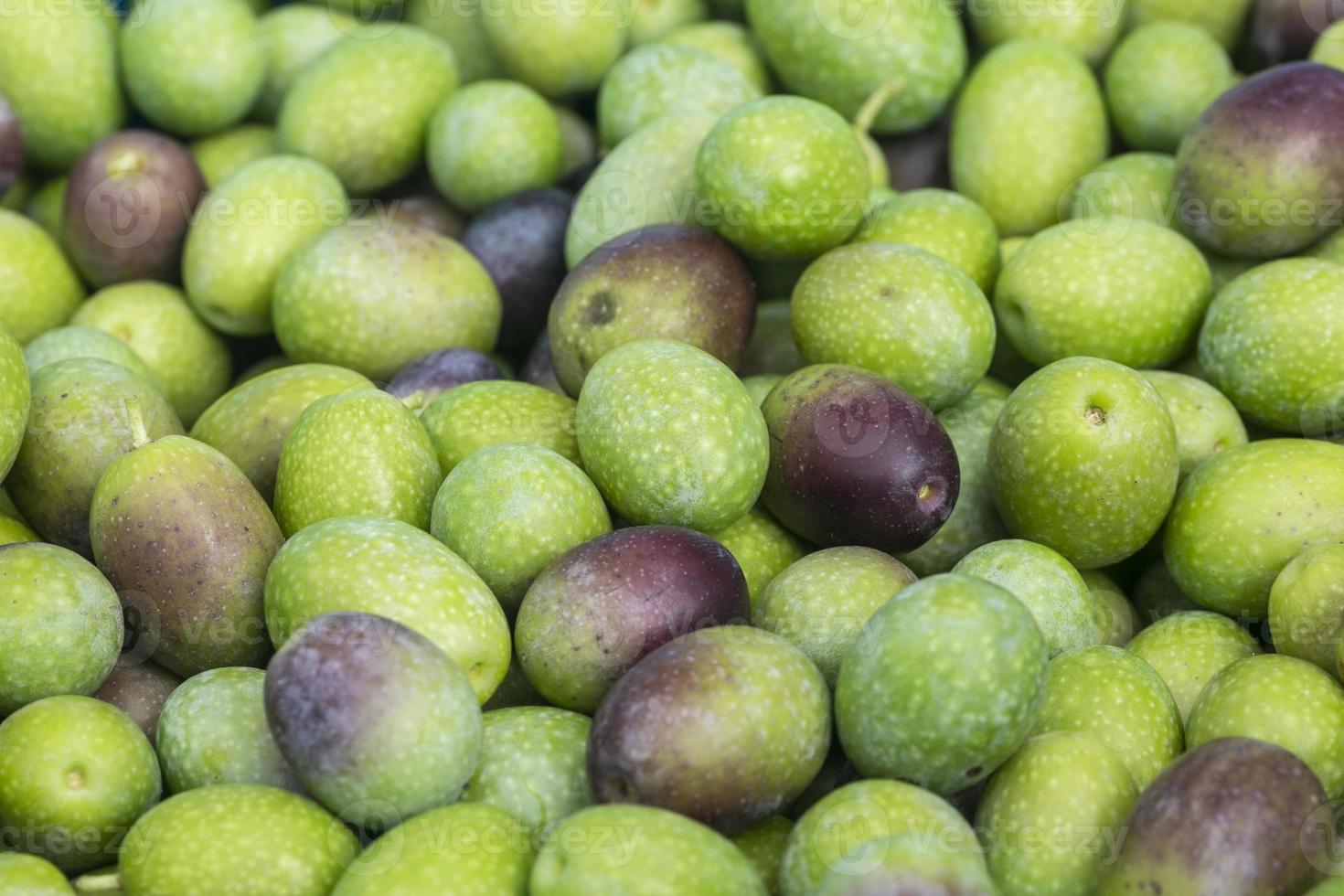 dettaglio di olive liguri di alta qualità foto