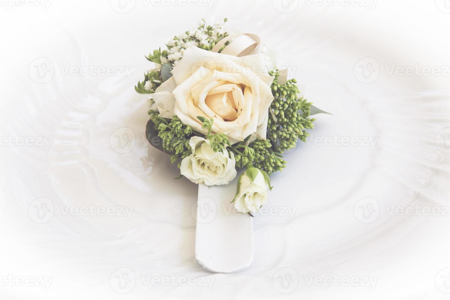 bouquet di rose e fiori usato per un matrimonio foto