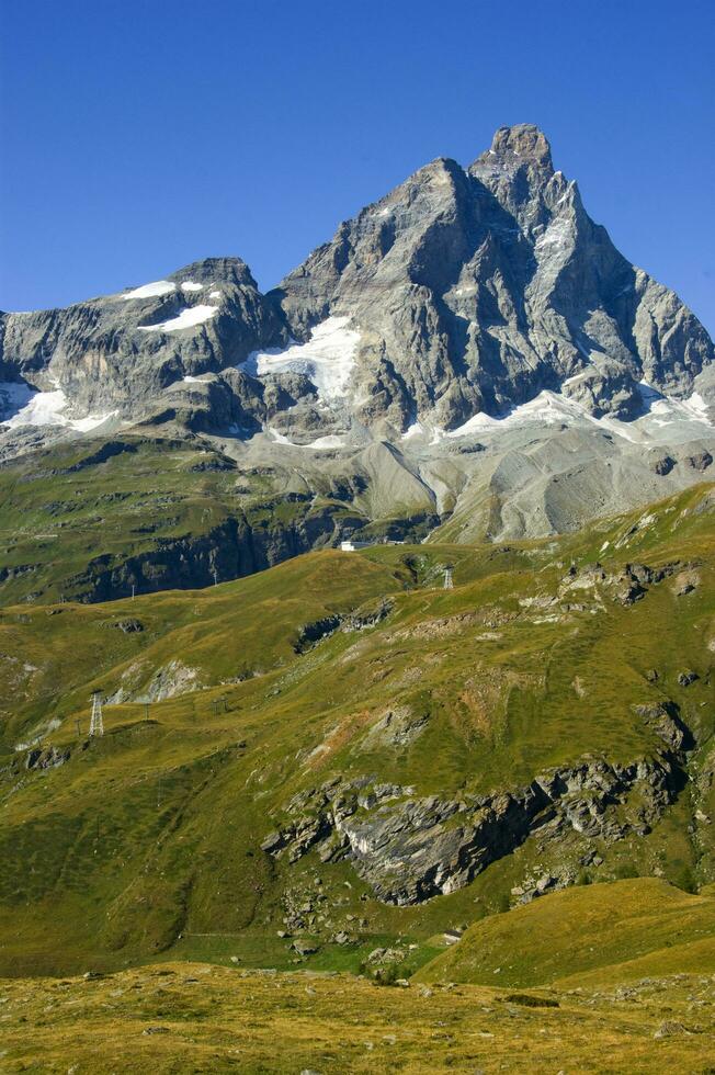 fotografico documentazione di il cervino montagna foto