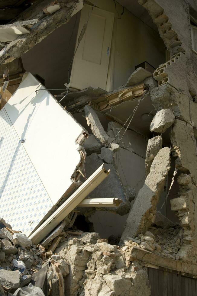 fotografico documentazione di il devastante terremoto nel centrale Italia foto