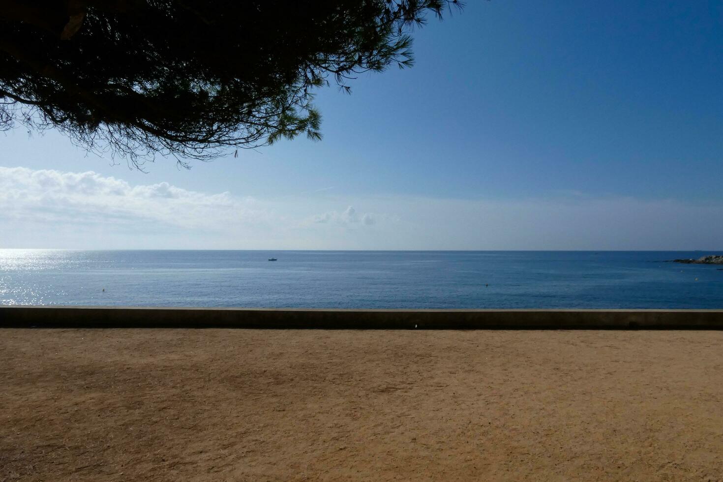 camino de ronda su il catalano costa brava, s'agaro, Spagna foto