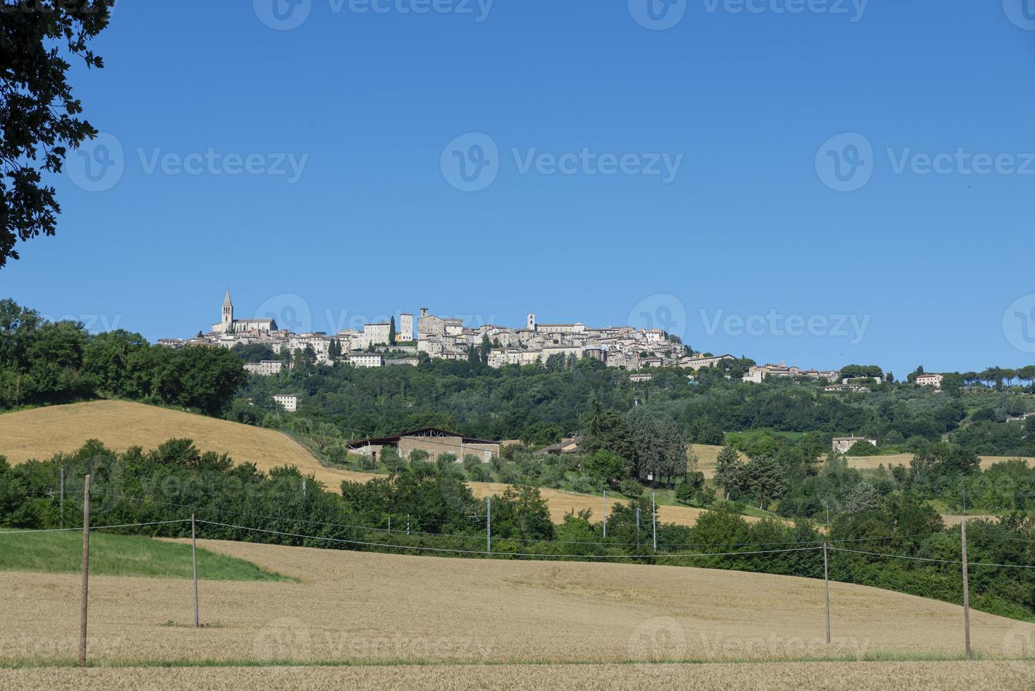 paesaggio nel paese di todi foto