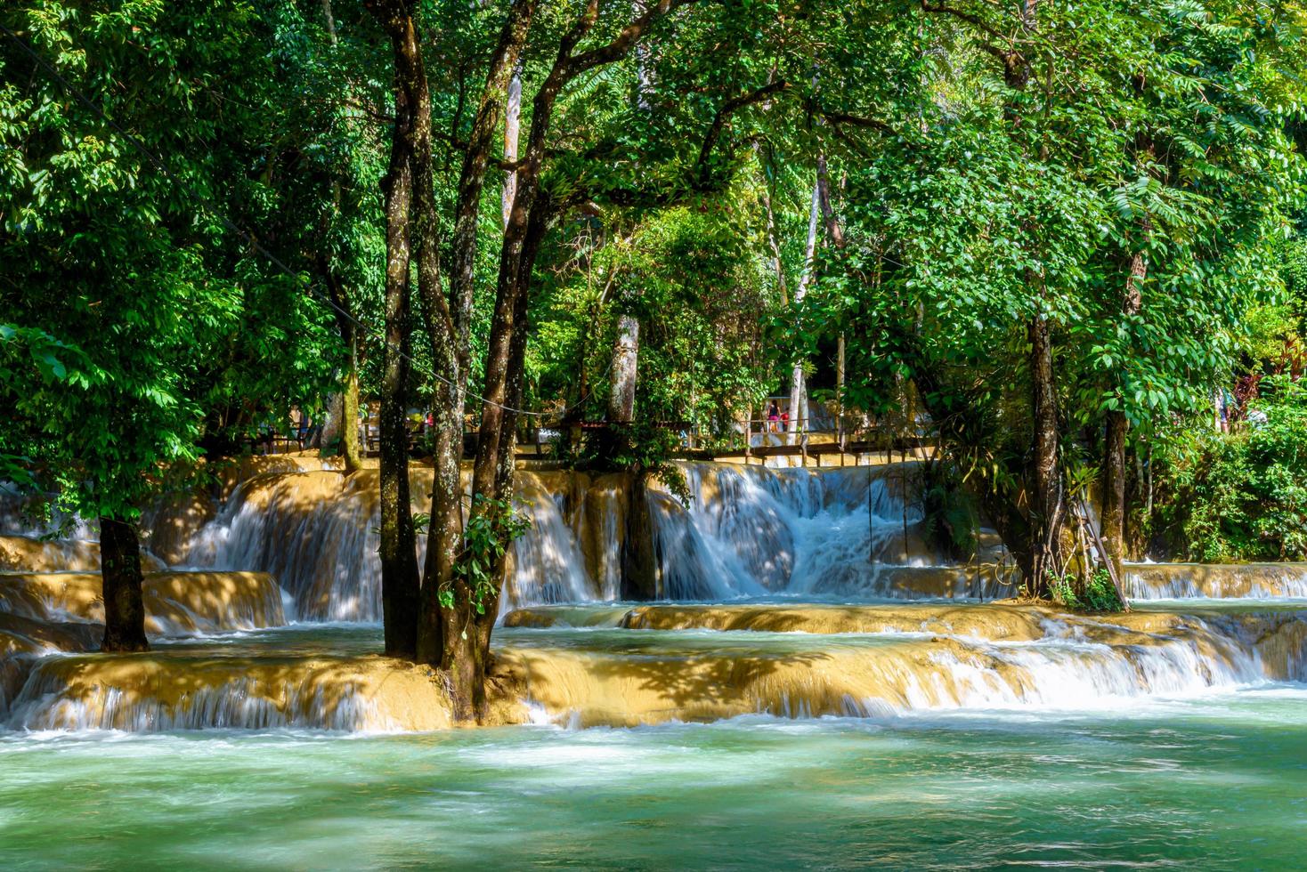 tad sae cascata a luang prabang, laos foto