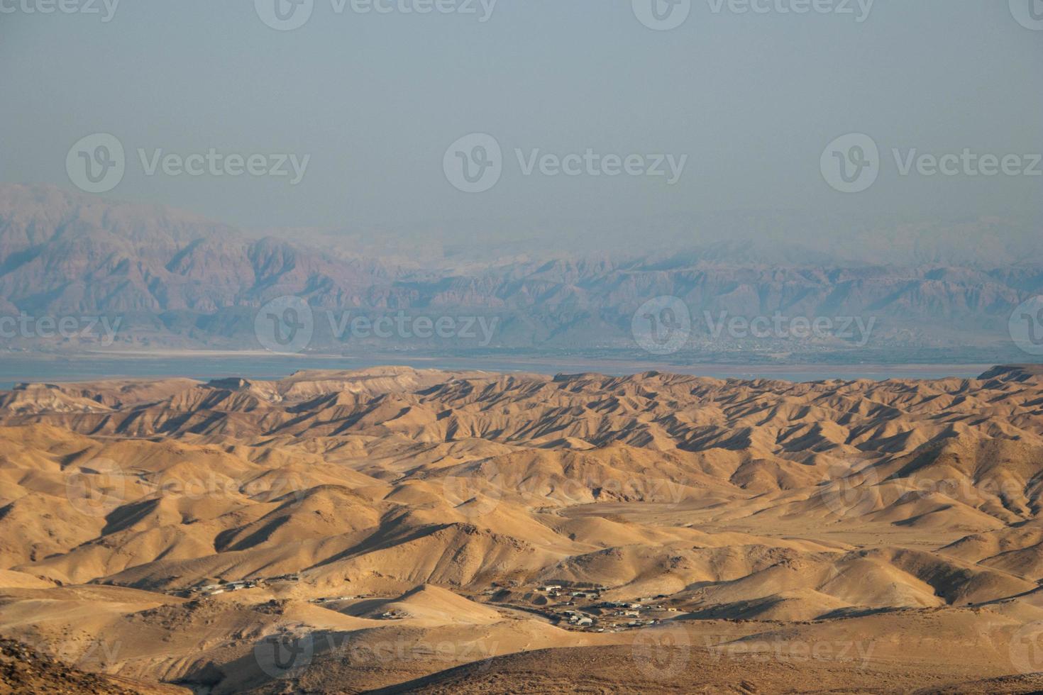 vista del deserto del deserto della Giudea, israele foto