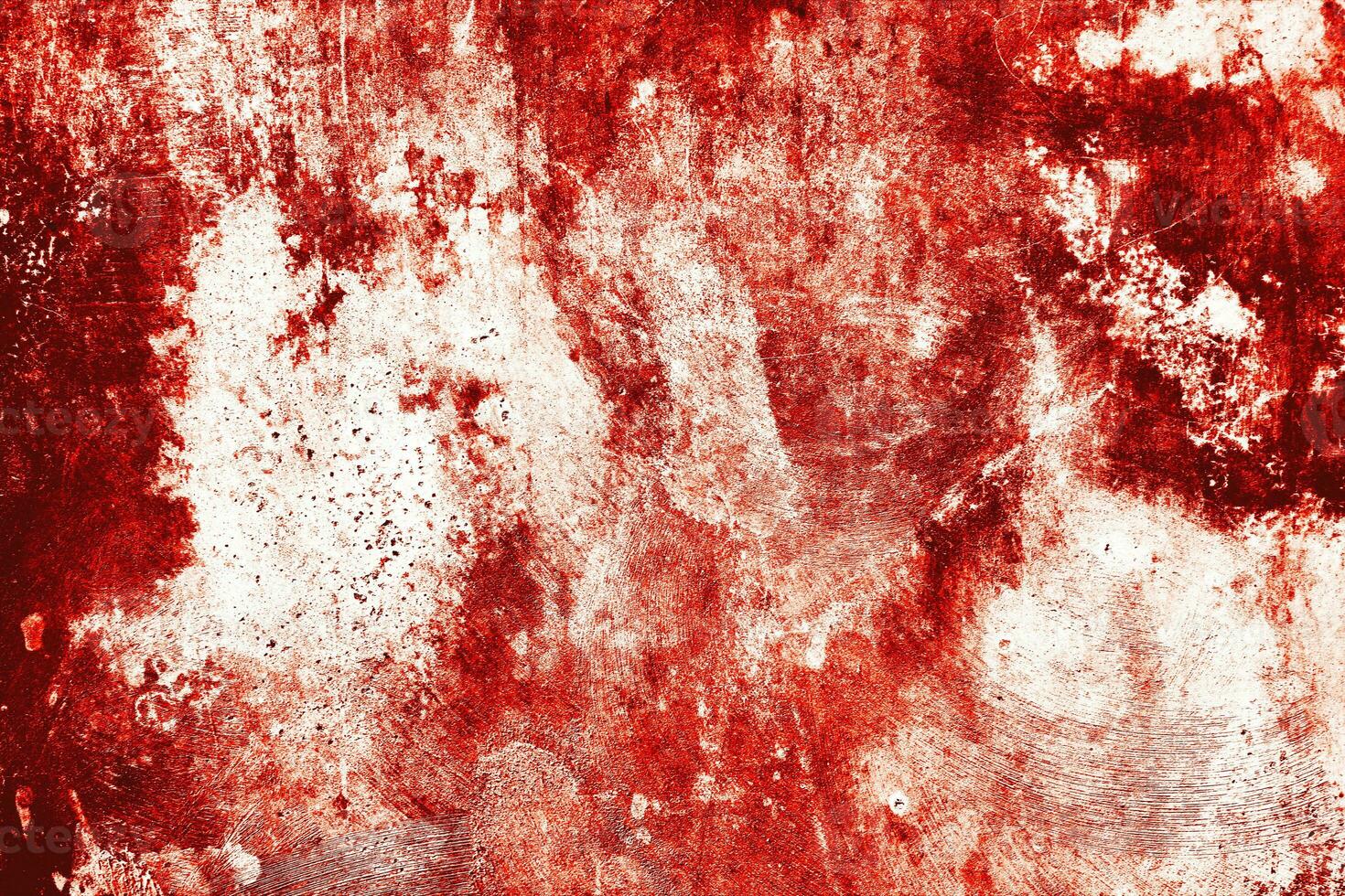 buio rosso sangue su vecchio parete per Halloween concetto foto