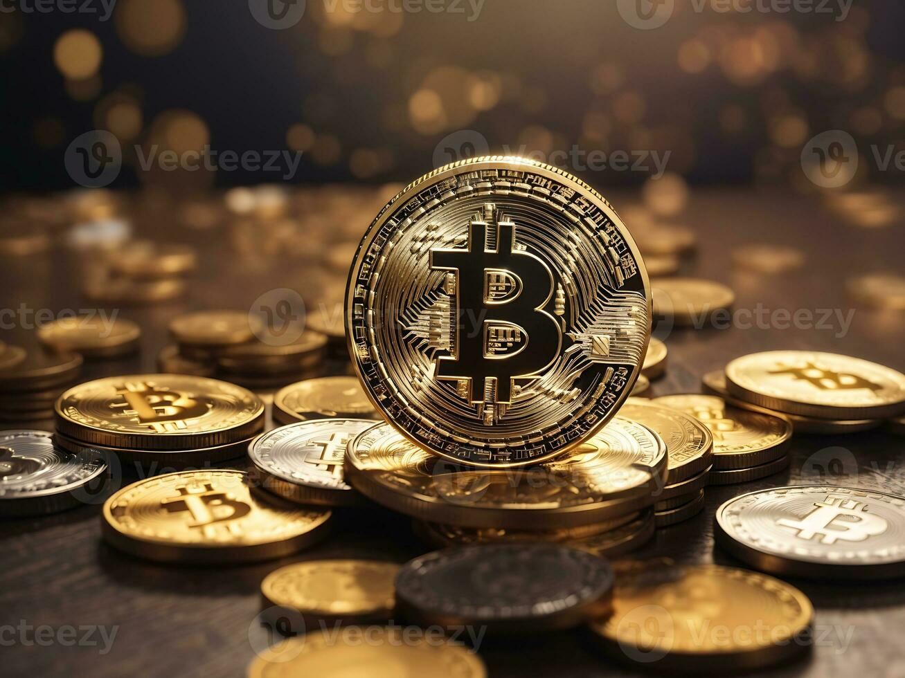 bitcoin di monete, creare ai foto