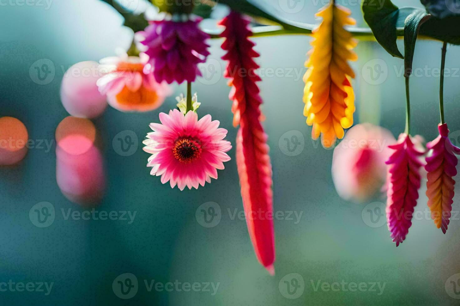 foto sfondo il cielo, fiori, il sole, il fiori, il fiori, il fiori,. ai-generato