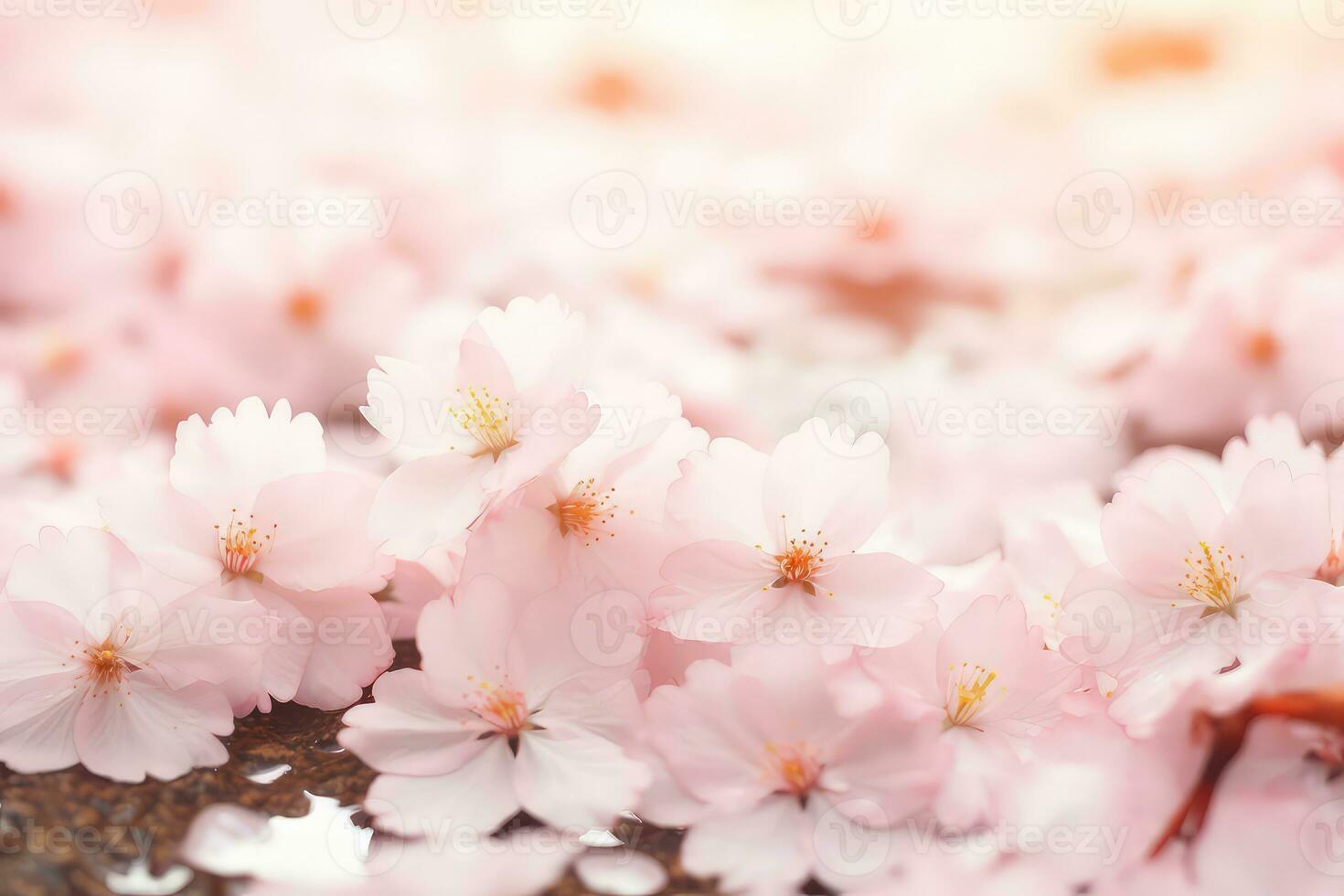 incantevole fioritura ciliegia fiori ai generato foto