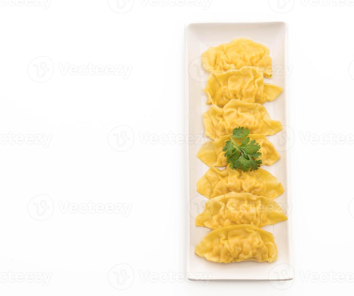 gnocchi di gamberi al vapore dim sum foto