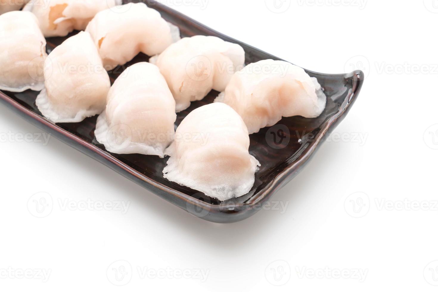 gnocchi di gamberi al vapore dim sum foto