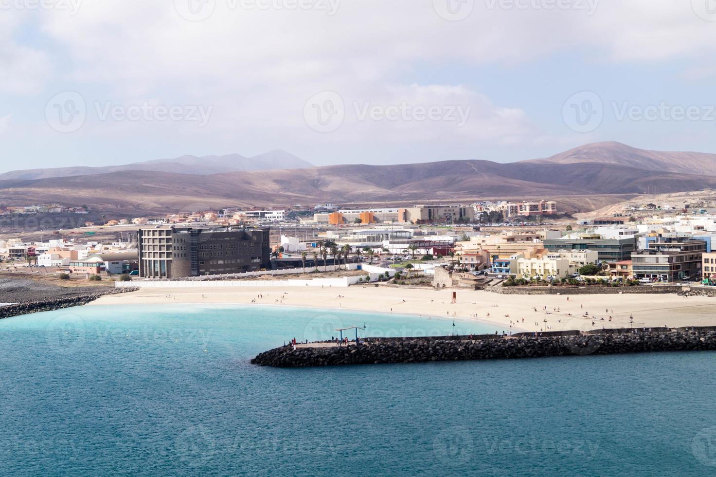 puerto del rosario dal punto di vista del terminal crociere foto