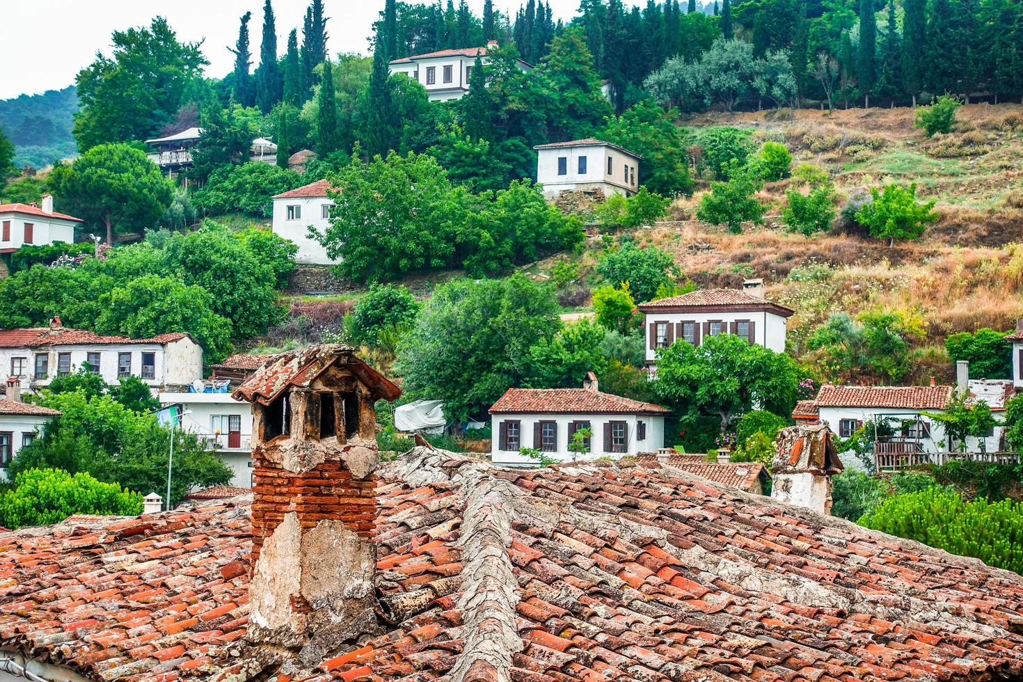 un bellissimo centro turistico antico città sirince foto