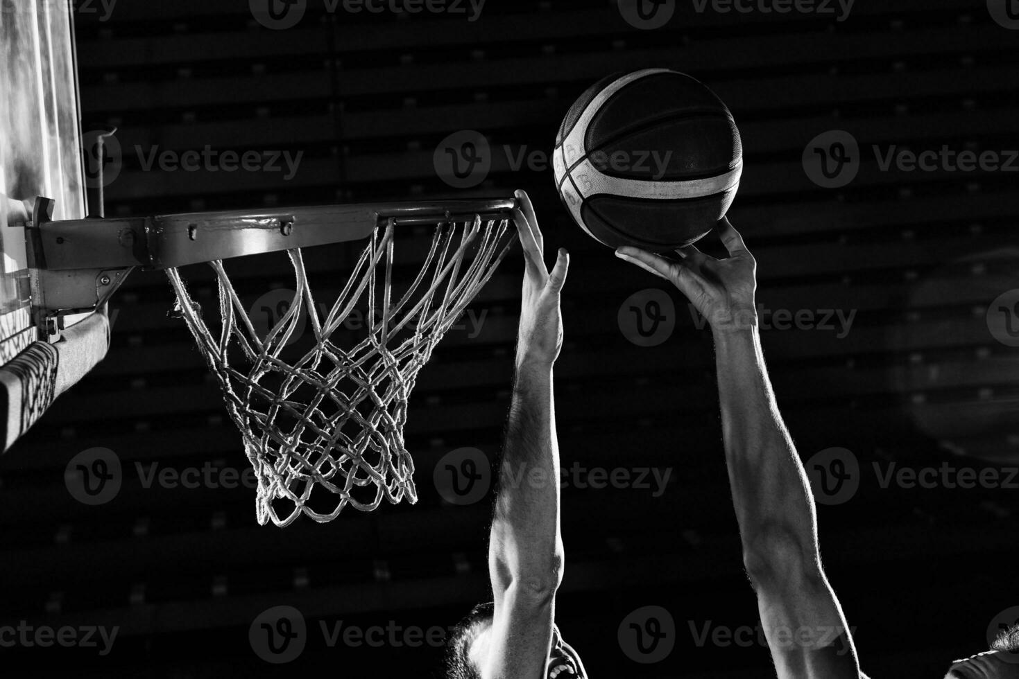 giocatore di basket in azione foto